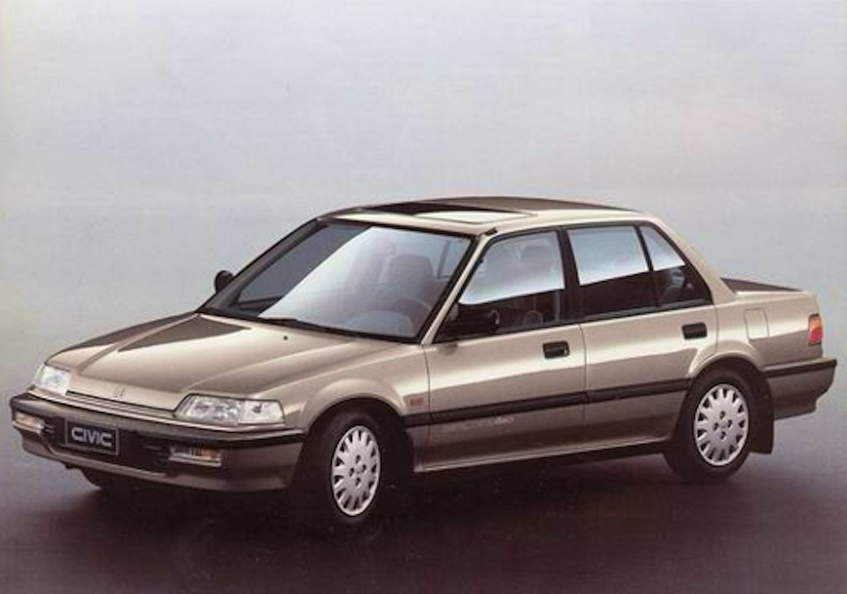 Четвертый 12. Honda Civic 1991 седан. 1992 Civic 4 Door.